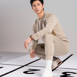 Bộ Nỉ Thể Thao Cổ Tròn Thiết Kế Basic, Giữ Ấm, Chống Xù 9ANOT001 + 9QNIT001